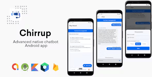 Chirrup - ChatGPT native Android app