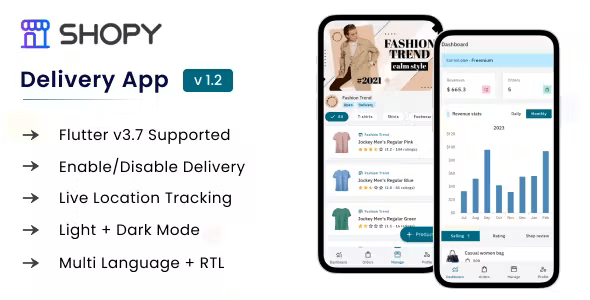 Shopy - Delivery Flutter App