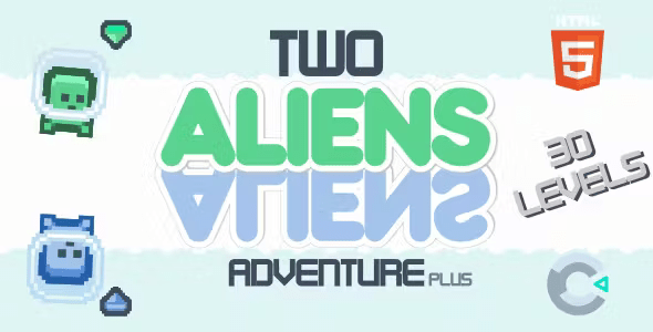 Two Aliens Adventure - Plus - HTML5 Game