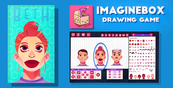 ImagineBOX - Drawing and Kid game - HTML5 - Construct 3 - C3
