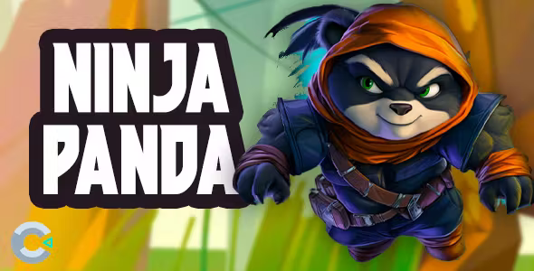 Ninja Panda - HTML5 Game - Construct 3 + (Mobile+Web)