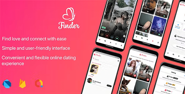 Finder - Match and Chat - Flutter App 2023