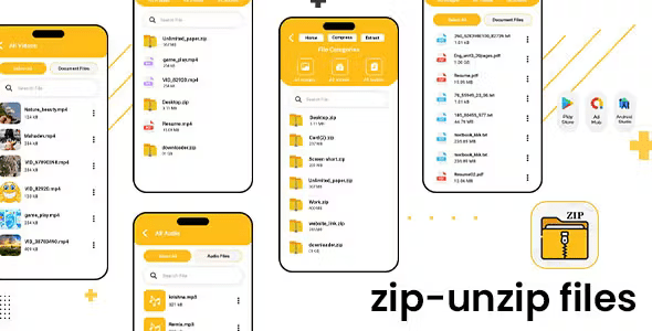 Zip File Reader - Zip and Unzip Tool - RAR Reader - Unarchive - Zip File opener for Android