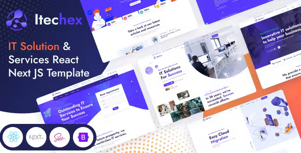 Itechex - IT Solution & Services React Next JS Template