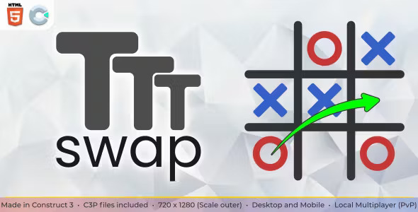 TTT Swap - HTML5 Puzzle game