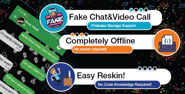 Fake Chat&Video Call Android Project Template