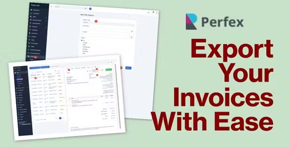 XML Toolkit With E-Invoice export for Perfex CRM.