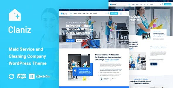 Claniz - Cleaning Services WordPress Theme