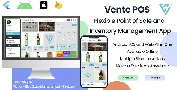 Vente POS - Point of Sale and Inventory Management App for Android, iOS and Web