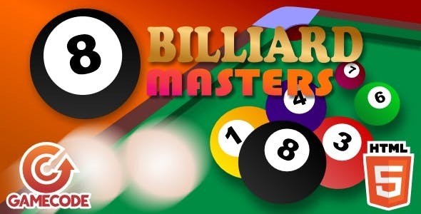 8 Billiard Masters - HTML5 Game