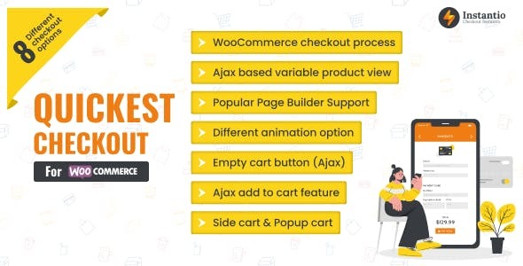 WooCommerce All in One Cart and Checkout | Side Cart, Popup Cart and One Click Checkout - Instantio