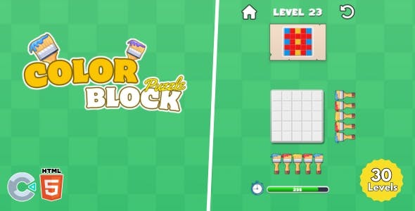Color Block Puzzle - HTML Game