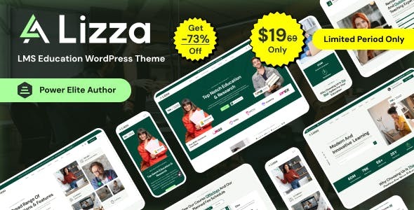 Lizza - LMS Education WordPress Theme