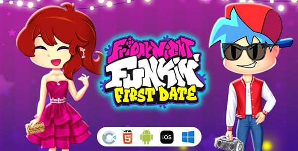 Friday Night Funkin: First Date [ Construct 3 , HTML5 ]