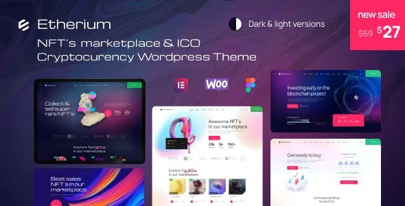 Etherium | NFT Marketplace & Crypto WordPress Theme