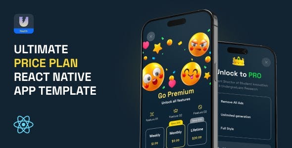 Ultimate – Price Plan React Native Template