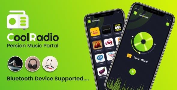 Cool Radio - Bluetooth Device Compatible - Single/Multi Station Radio App
