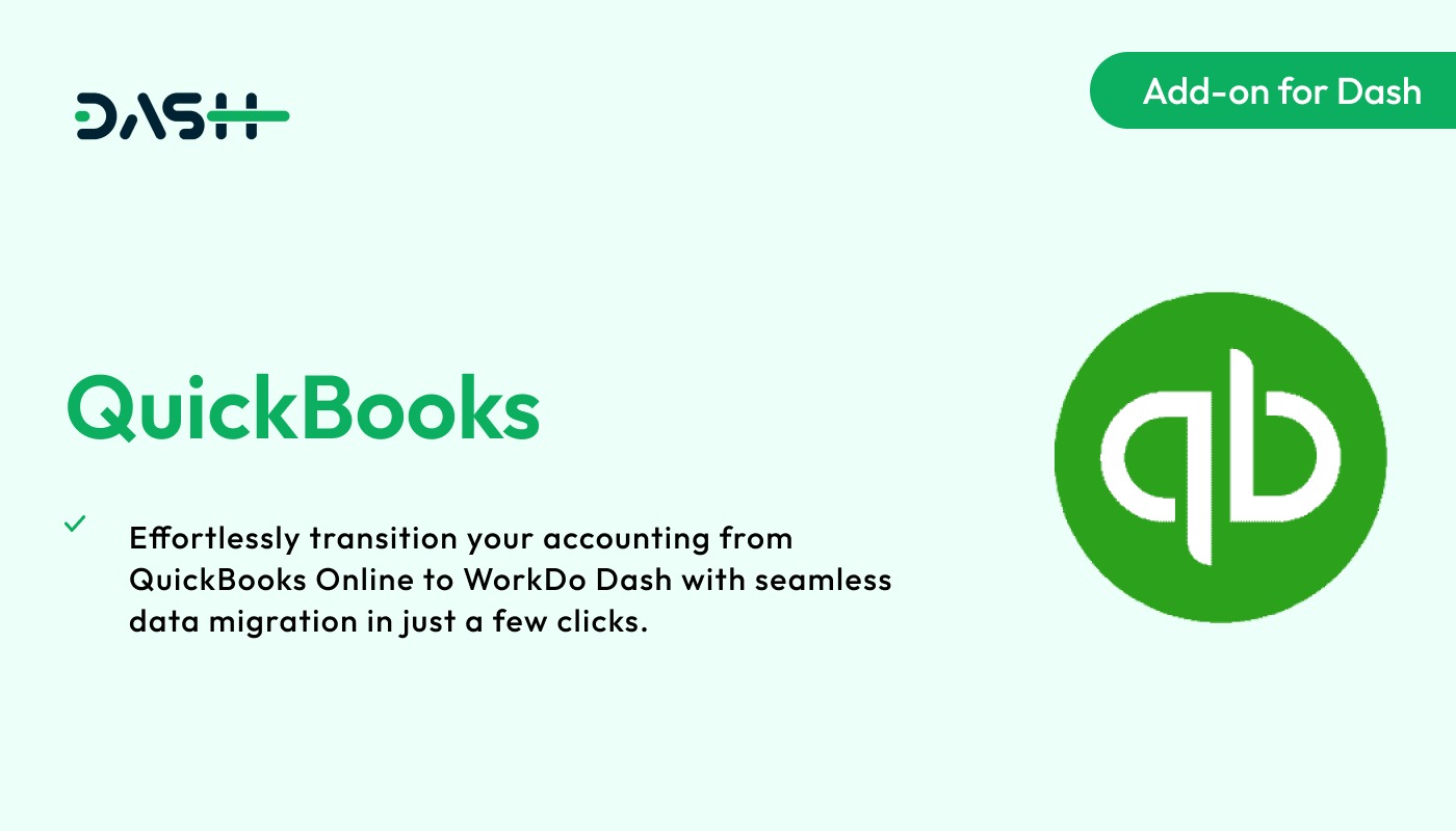 QuickBooks – Dash SaaS Add-on