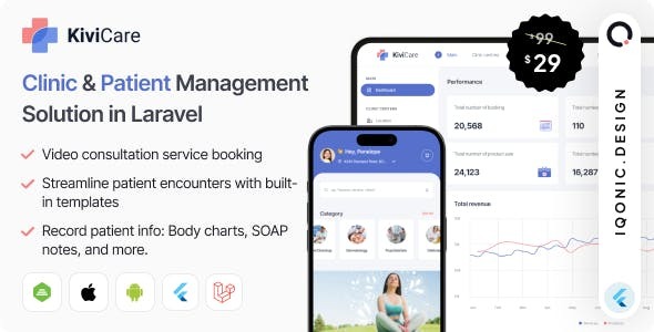 KiviCare(TM) - Clinic Management System | Laravel & Flutter