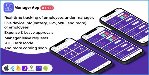 Manager App For Field Manager SaaS & non SaaS | Employee tracking application