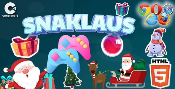 Snaklaus Multiplayer (Firebase) - HTML5 Game (C3)