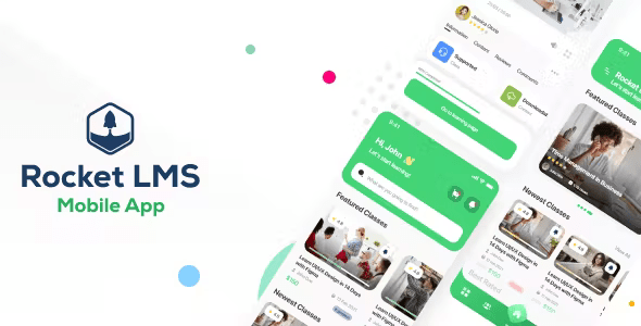 Rocket LMS Flutter Mobile App - Learning Management System for Android and iOS