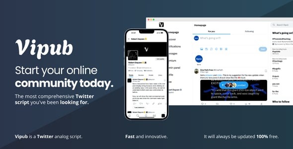 Vipub - PHP Social Network Platform Script