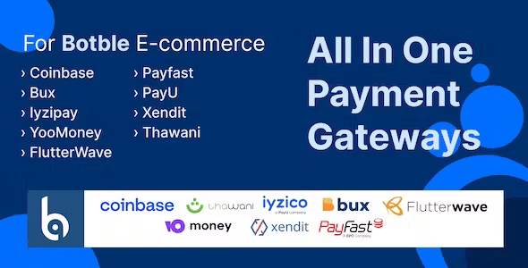 Extra payment gateways for Botble eCommerce