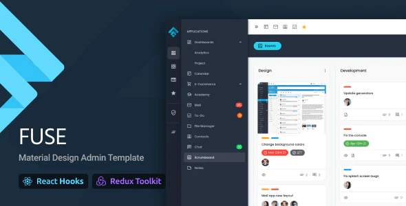 Fuse React - NextJS & Vite Admin Dashboard Template