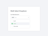 Multi Select Dropdown With Html And Javascript
