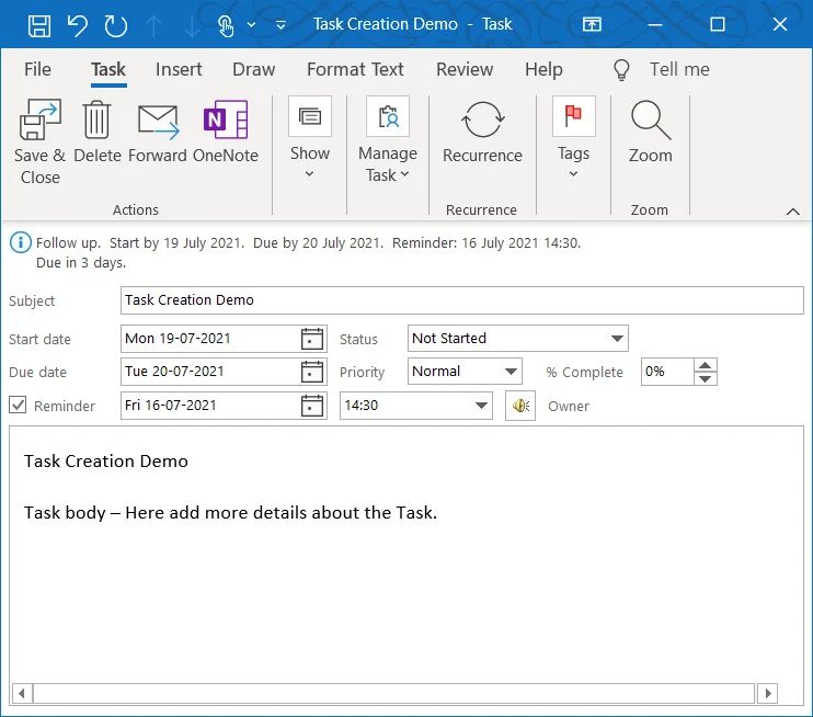 Create New Task In Outlook Bettashoppe - Best Gradient Illustrations in 8K