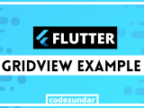 Flutter Grid View Example Codesundar