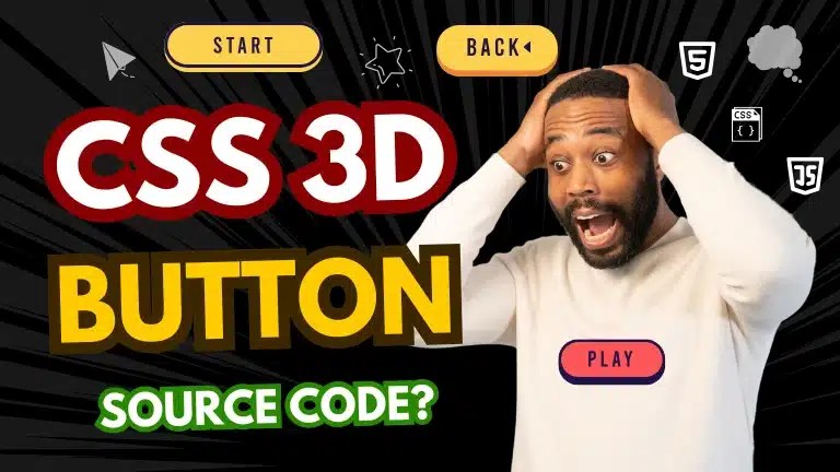 CSS 3D Buttons Source Code