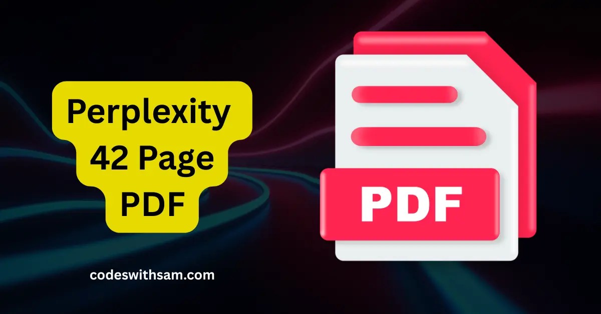 Perplexity 42 Page PDF