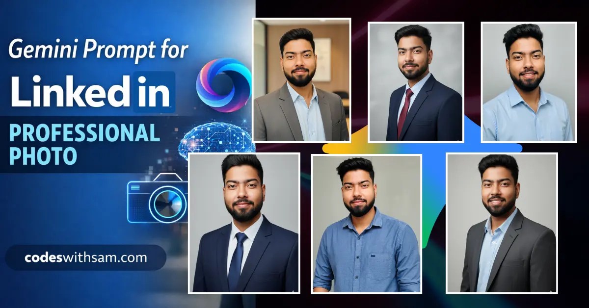 Gemini Prompt for LinkedIn Professional Photo