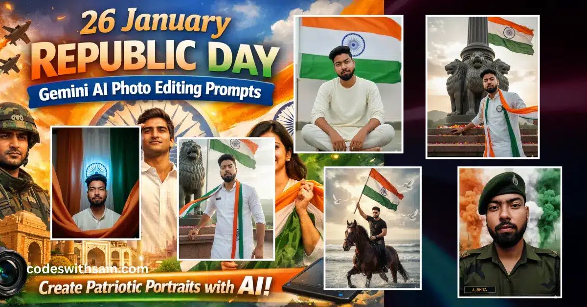 26 January Republic Day Gemini Prompt