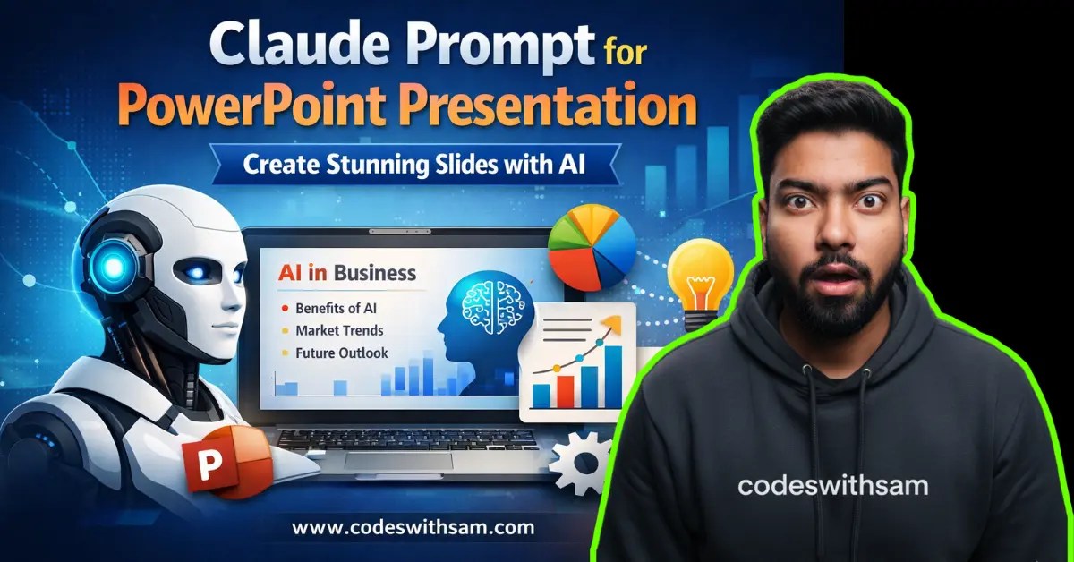 Claude prompt for PowerPoint presentation