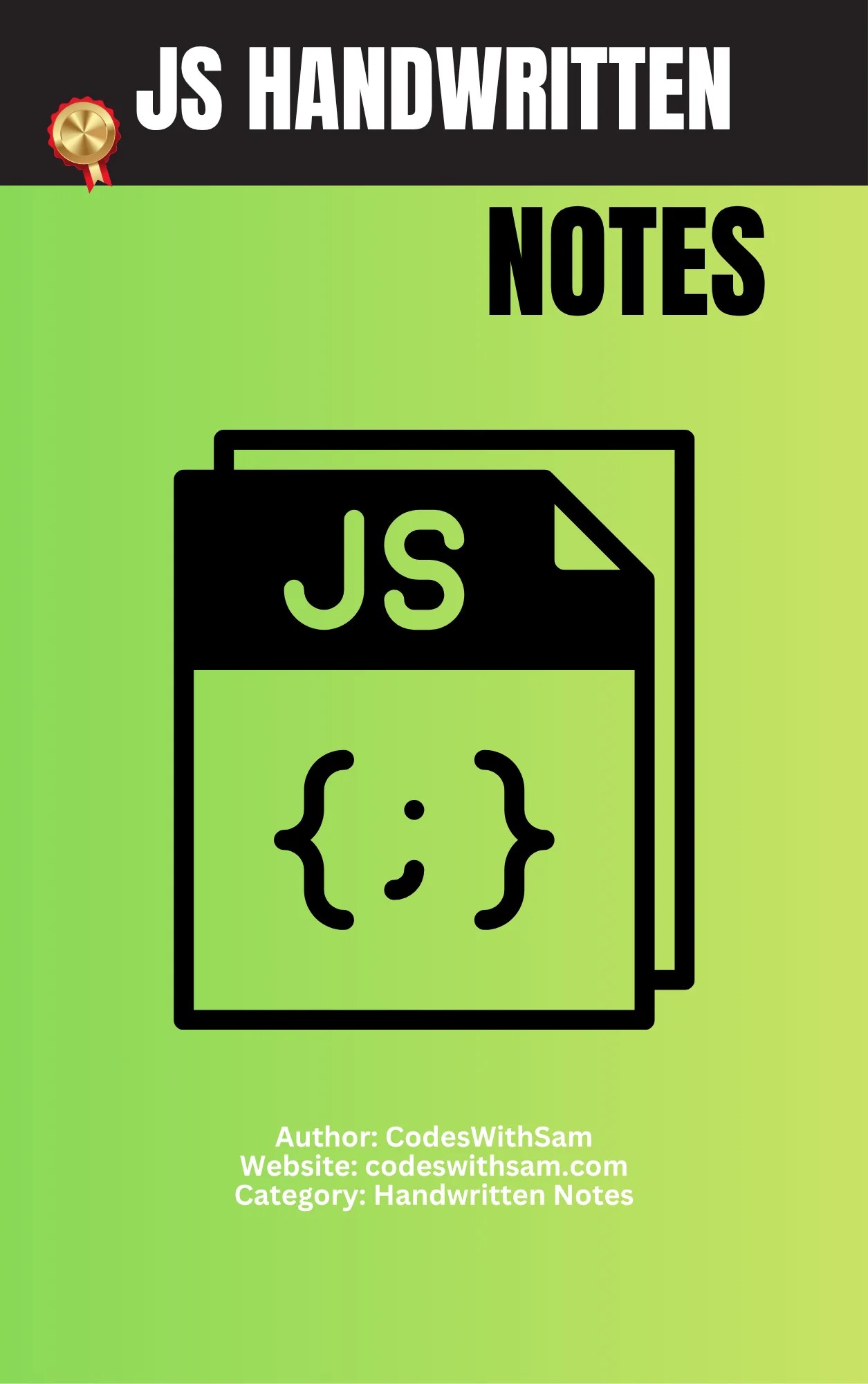 JavaScript Handwritten Notes – Master JS from Basics to Advanced