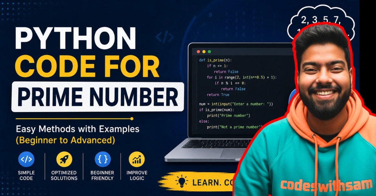 Python code for prime number