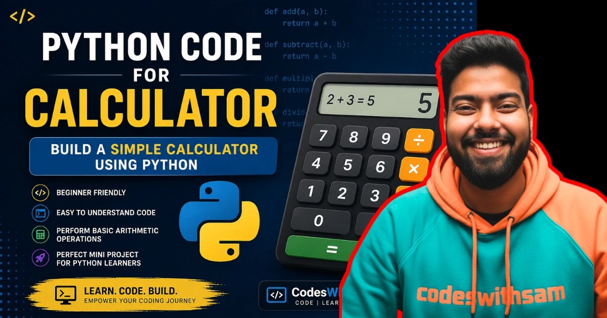 Python code for calculator