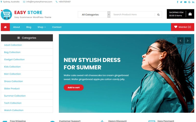 Dazzling is a free multipurpose woocommerce theme great for business, blog, magazine, portfolio or even ecommerce website. Best Free Wordpress Woocommerce Themes 2022