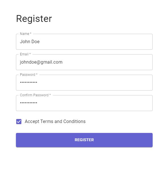 React Hook Form And Material Ui Example With Form Validation - Gradient Pattern Collection - Desktop Quality