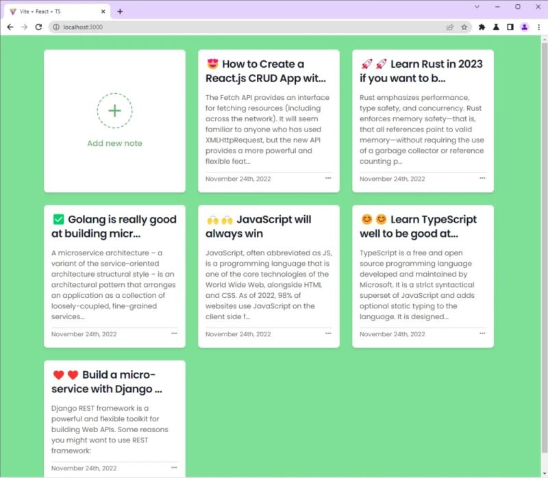 Build A React Js Crud App With Javascript Fetch Api 2025 - Premium Sunset Wallpaper Gallery - HD