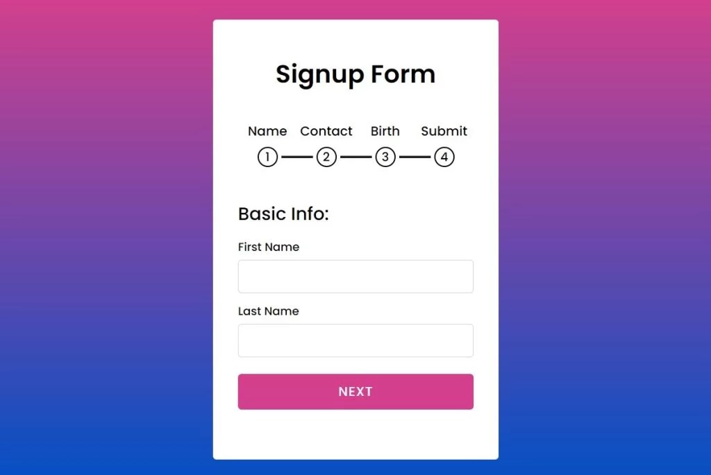 Multi step form bootstrap 5 codepen at raymond eudy blog