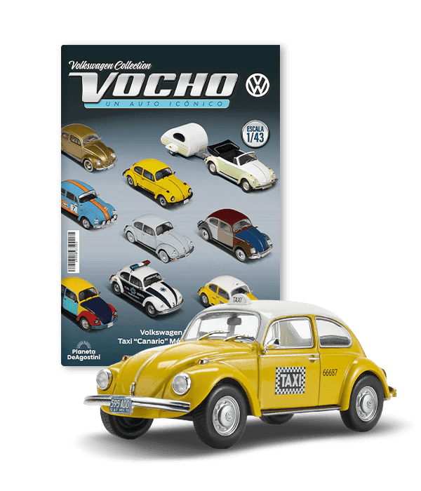 02.-  Volkswagen Beetle Taxi "Canario" Mexico DF (1972)