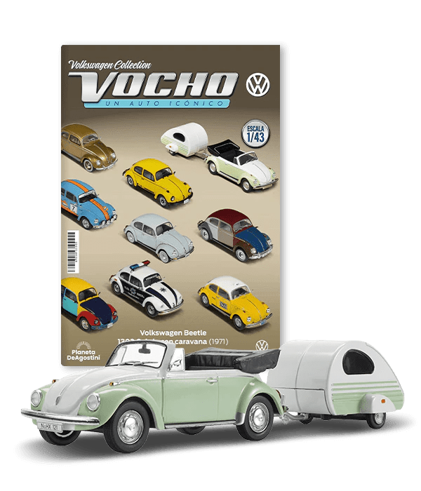 03.- Volkswagen Beetle 1302 LS Cabrio with Caravan (1971)