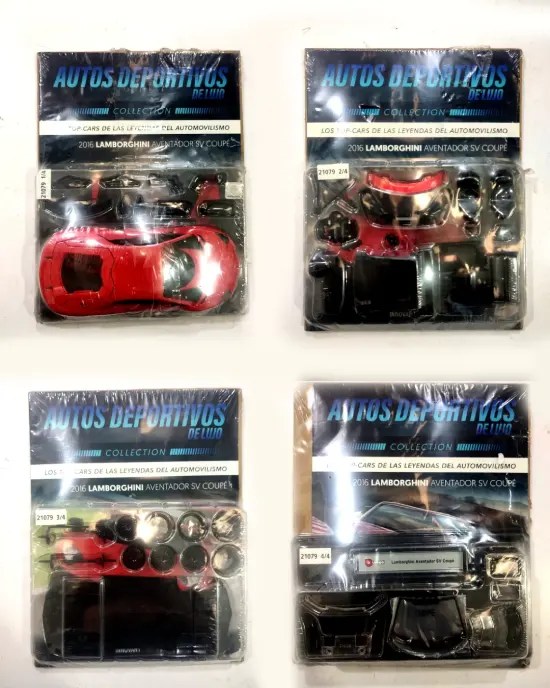 Paquete colección Autos Deportivos de lujo - Lamborghini Aventator SV Coupé 1:24 (4 Fascículos)