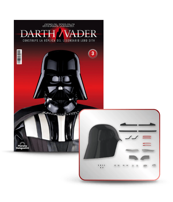 Entrega 03 para armar la réplica de Darth Vader de Star Wars a escala 1:2