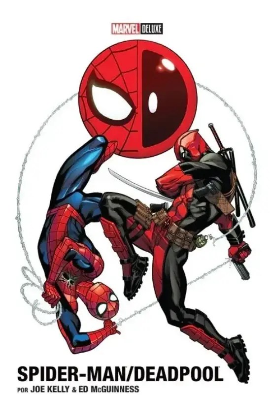 Portada del cómic Marvel Deluxe Spider-Man/Deadpool.