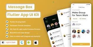 Message Box | Messenger Chat | Flutter iOS/Android App Template 8 November 2023